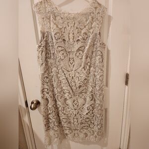 Tadashi Shoji white dress